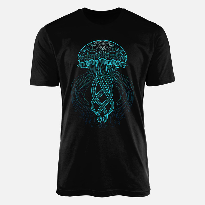 Camisetas: Medusa ornamental mandala