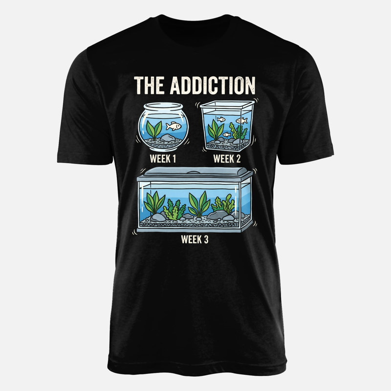 Camisetas: Adicci&oacute;n a los acuarios por semanas
