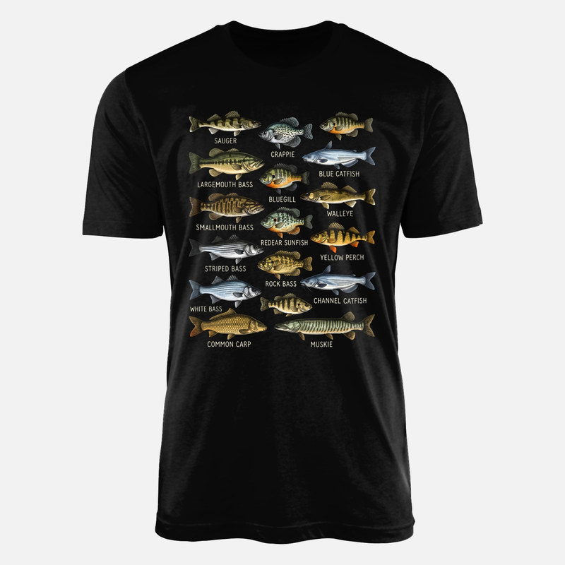Camisetas: Gu&iacute;a de peces de agua dulce