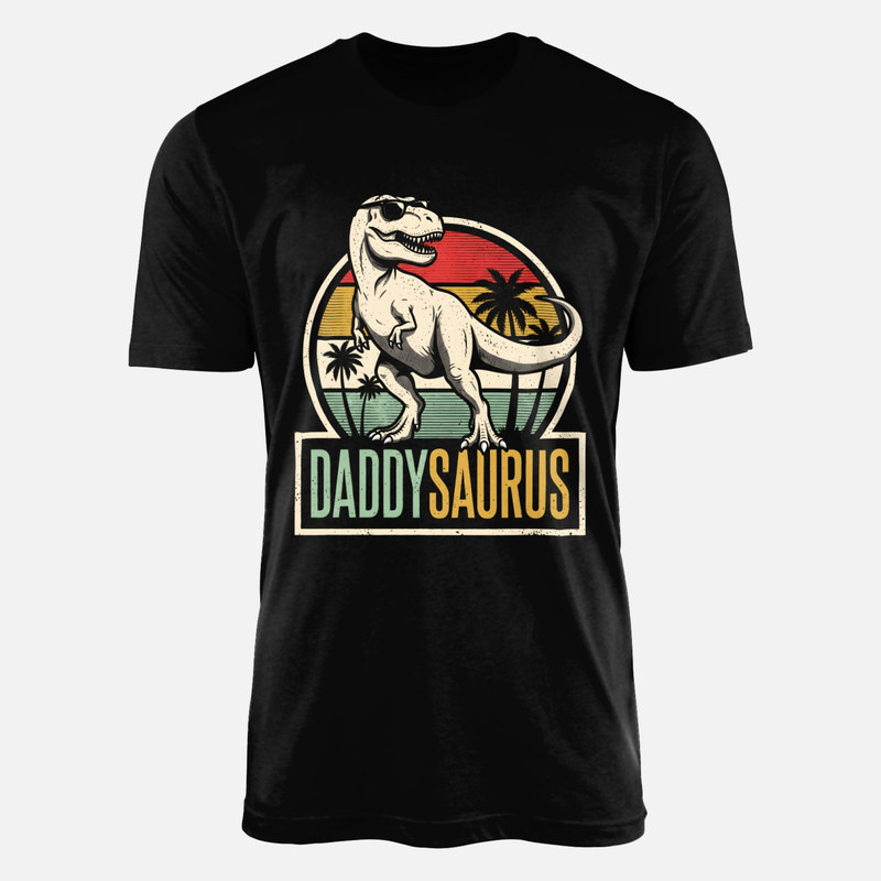 Camisetas: T-Rex Daddysaurus retro