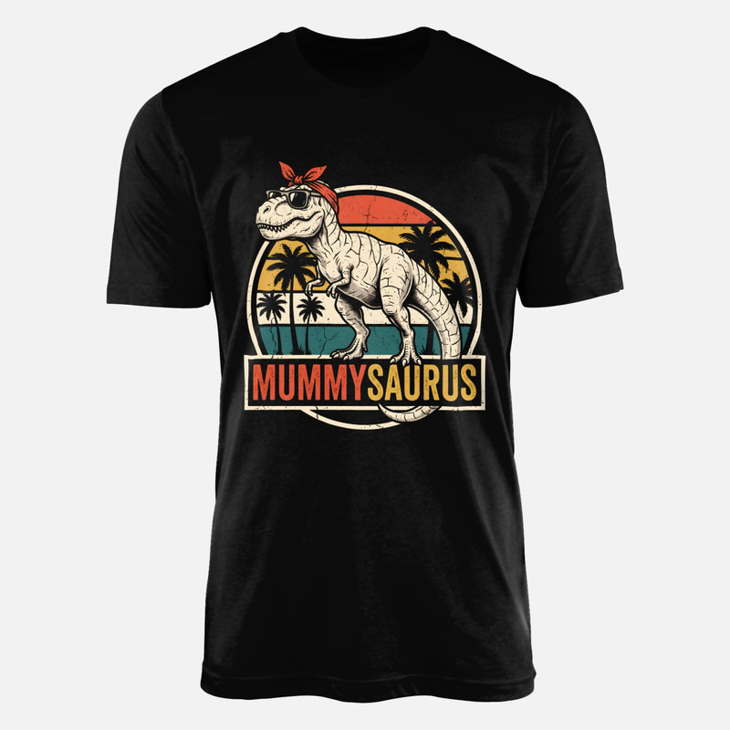 Camisetas: Mami rex retro con gafas de sol