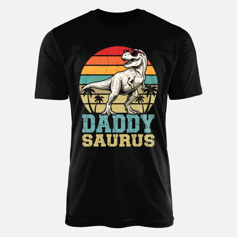 Camisetas: Pap&aacute; dinosaurio retro
