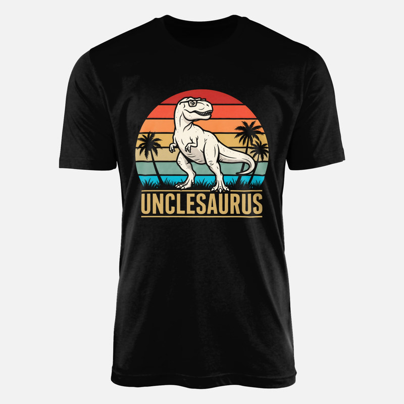 Camisetas: Tiranosaurio t&iacute;o Unclesaurus retro