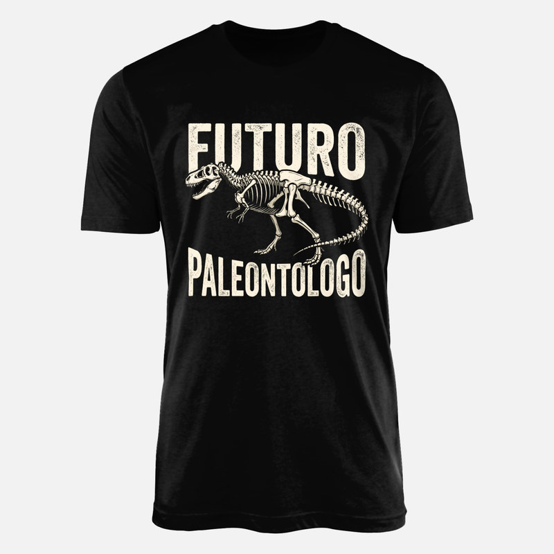 Camisetas: Futuro paleont&oacute;logo esqueleto T-Rex