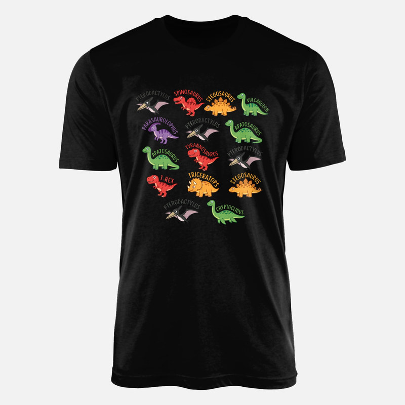 Camisetas: Dinosaurios infantiles con nombres