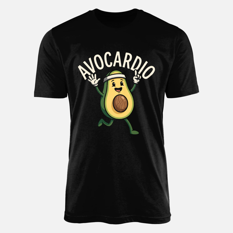 Camisetas: Aguacate haciendo cardio