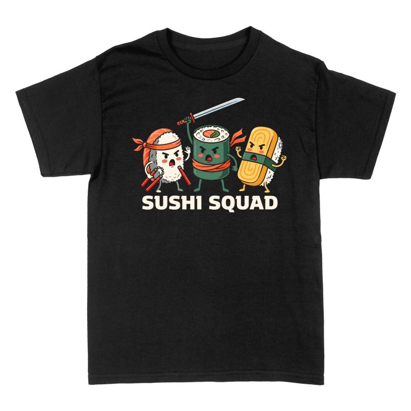 Camisetas: Escuadr&oacute;n de sushi ninja
