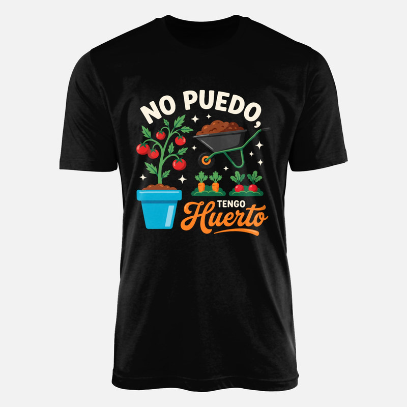 Camisetas: No puedo, tengo huerto