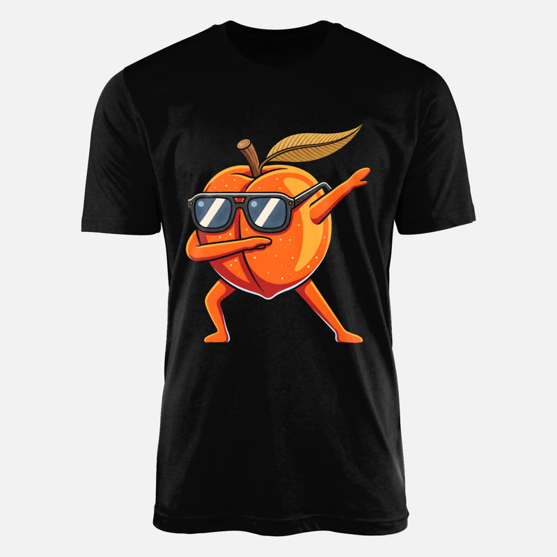 Camisetas: Melocot&oacute;n con gafas haciendo dabbing