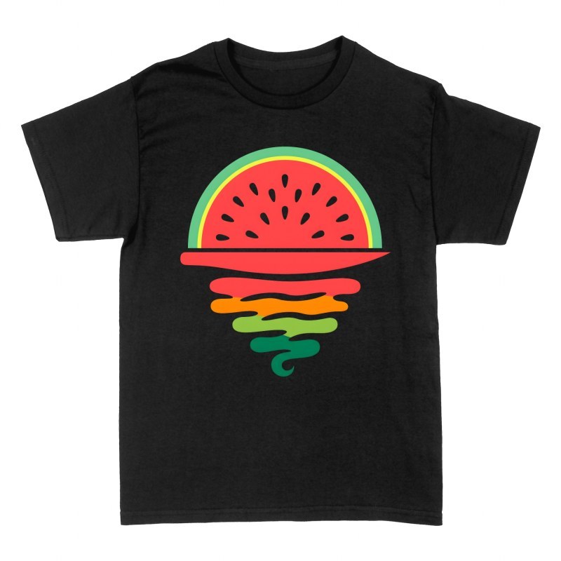 Camisetas: Atardecer de sand&iacute;a en el mar