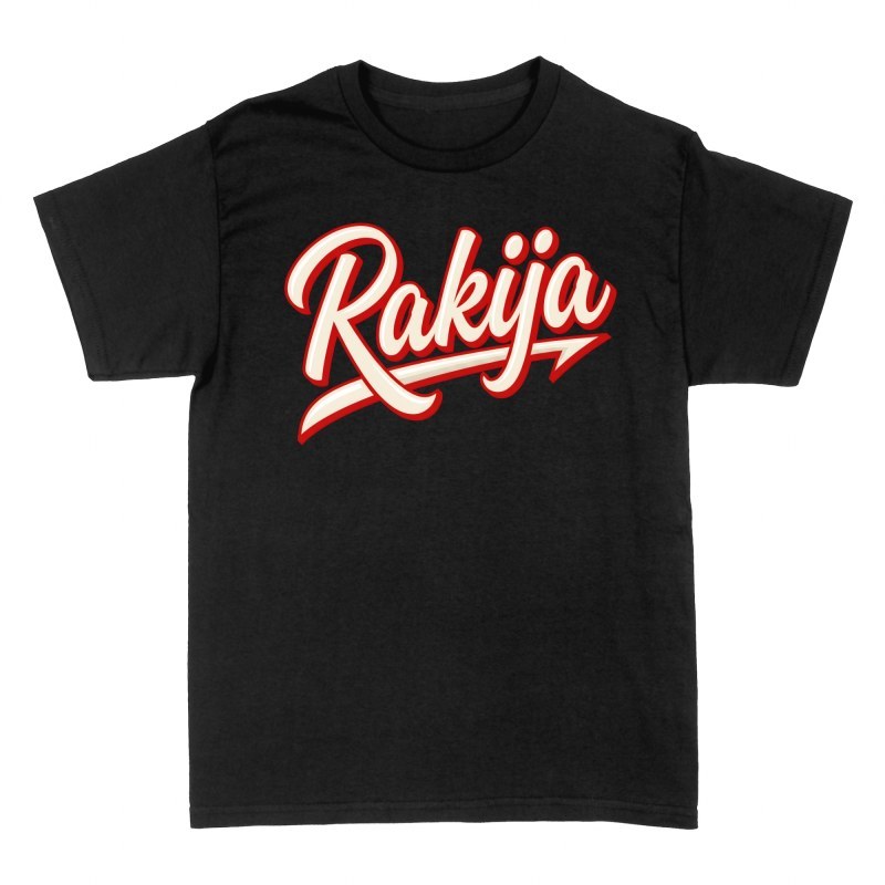 Camisetas: Rakija estilo b&eacute;isbol retro