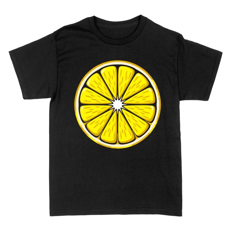 Camisetas: Rodaja de lim&oacute;n pop art