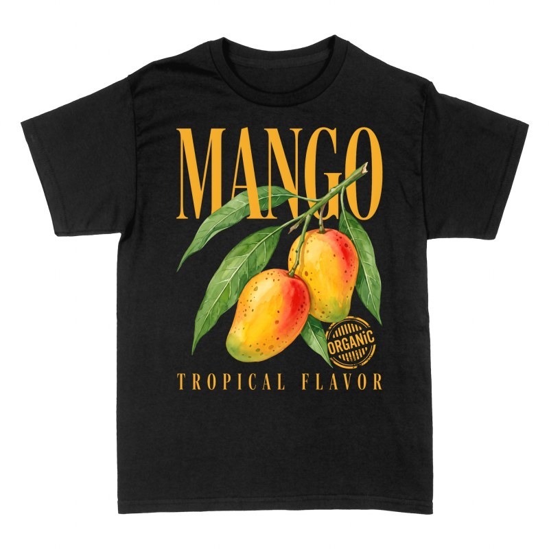 Camisetas: Mango Tropical Org&aacute;nico Bot&aacute;nico