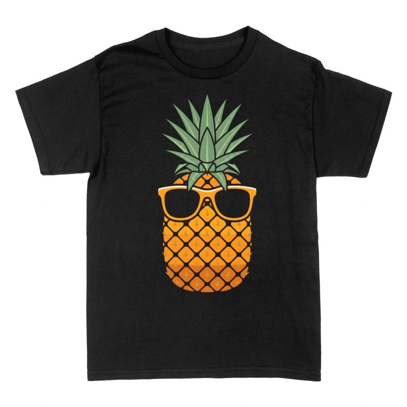 Camisetas: Pi&ntilde;a con gafas de sol amarillas