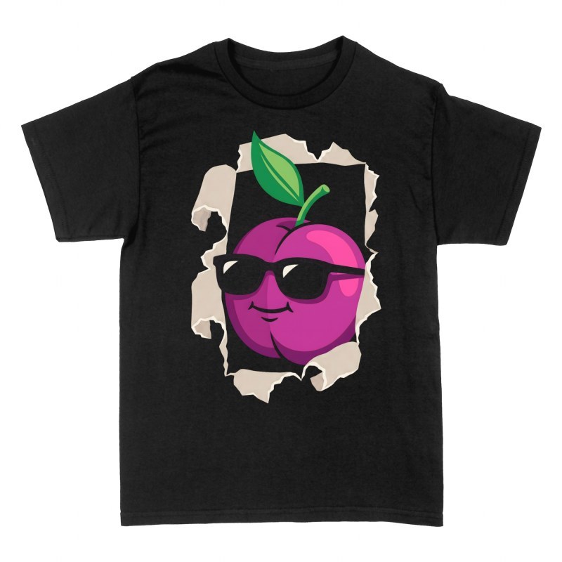 Camisetas: Ciruela con gafas de sol