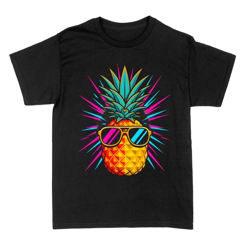 Camisetas: Pi&ntilde;a con gafas de sol ne&oacute;n