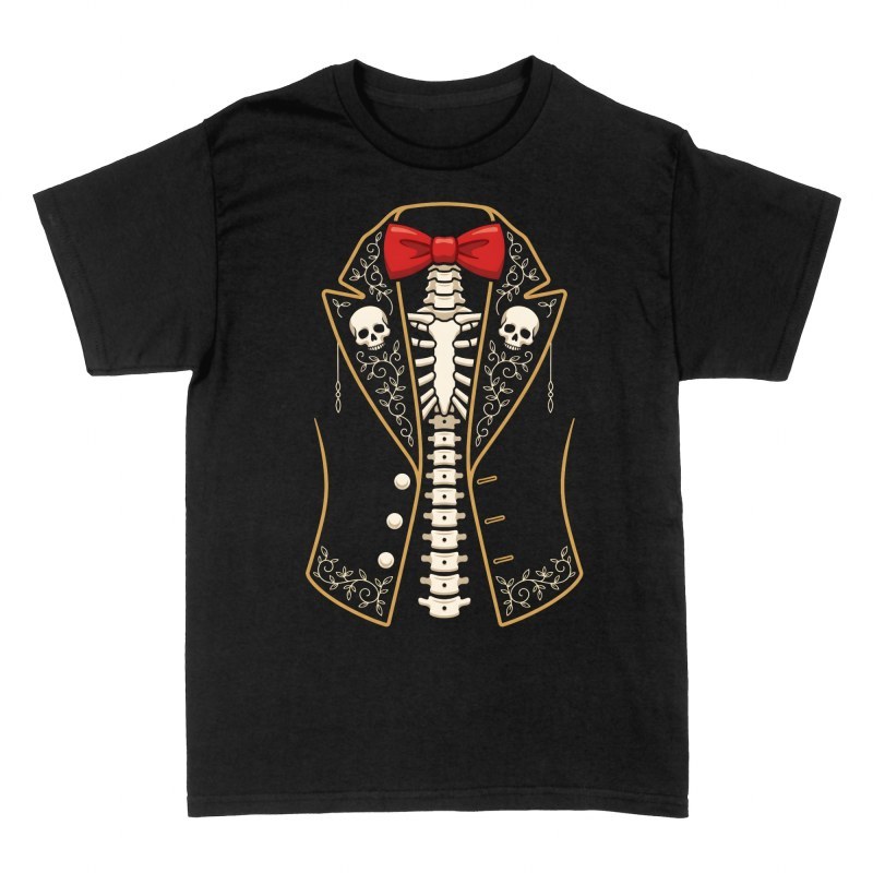 Camisetas: Esqueleto mariachi con esmoquin
