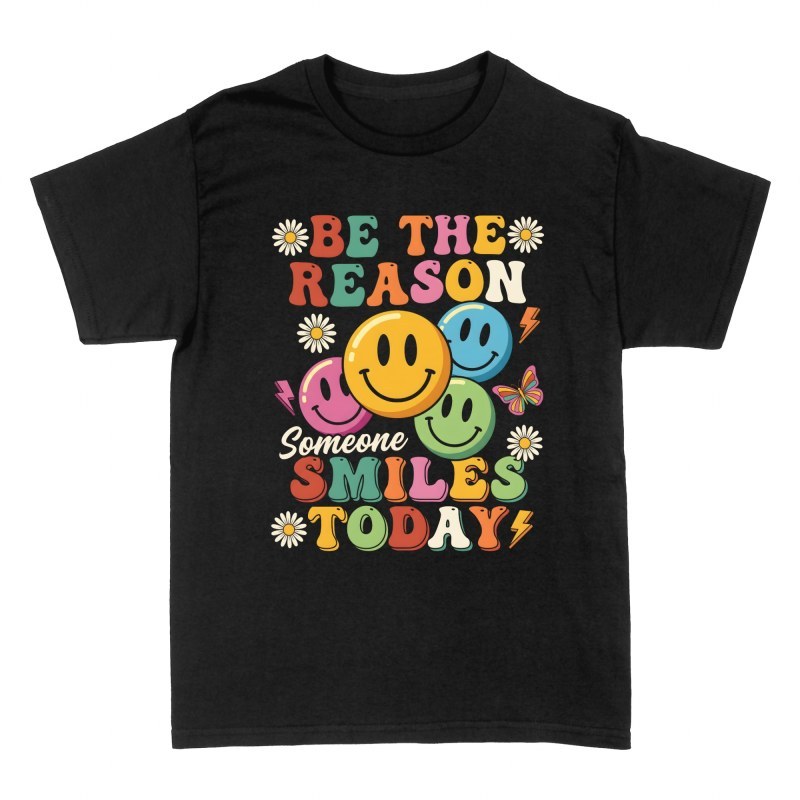 Camisetas: S&eacute; el motivo de una sonrisa retro