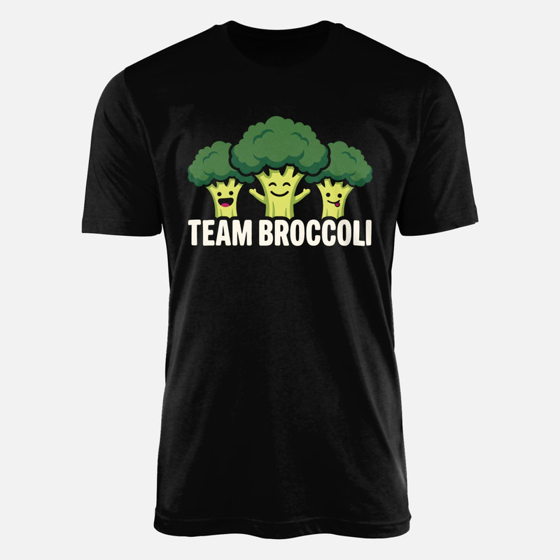 Camisetas: Equipo br&oacute;coli sonriente