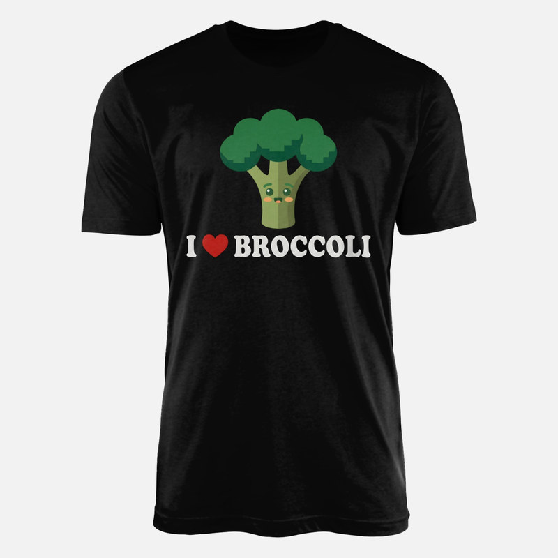 Camisetas: Amor por el br&oacute;coli kawaii