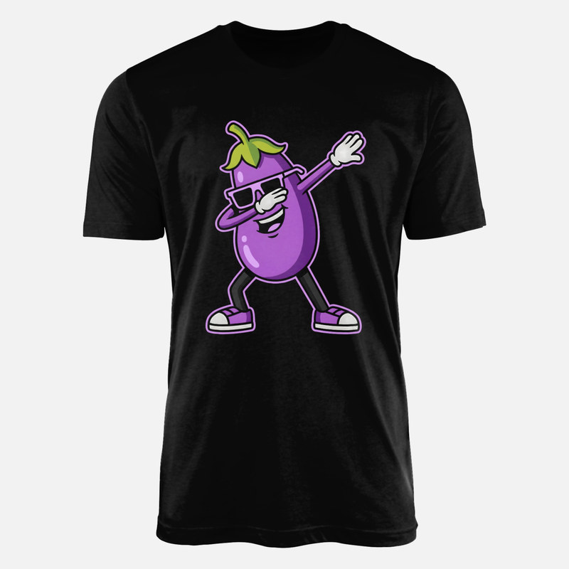 Camisetas: Berenjena haciendo dabbing