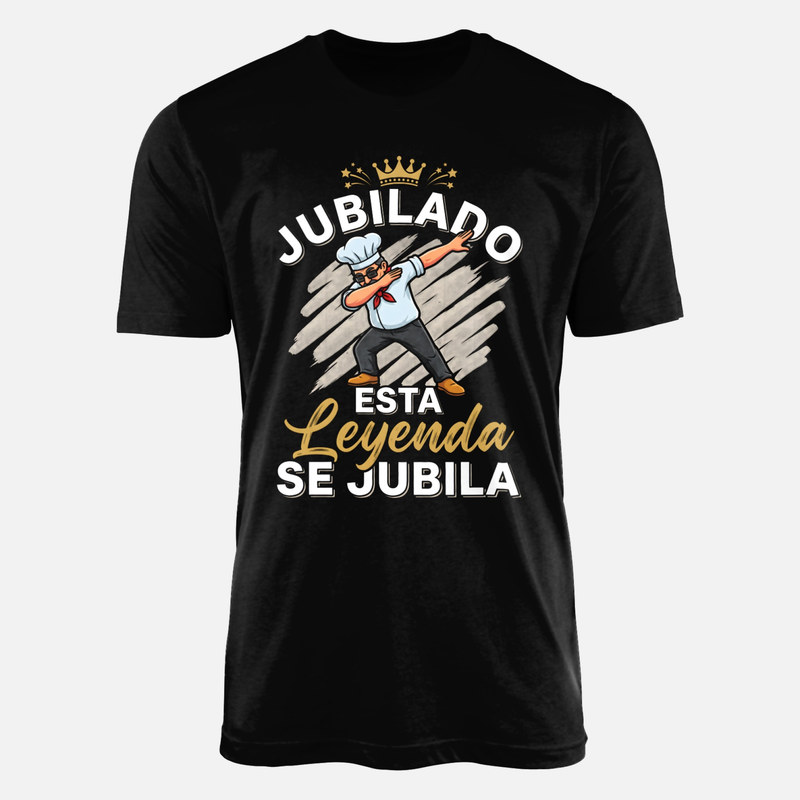 Camisetas: Esta leyenda se jubila cocinero dab