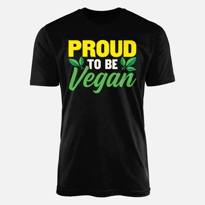 Camisetas: Orgullo vegano con hojas