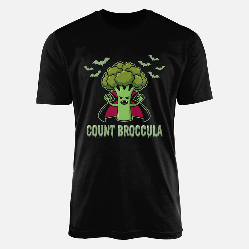 Camisetas: Br&oacute;coli vampiro Count Broccula