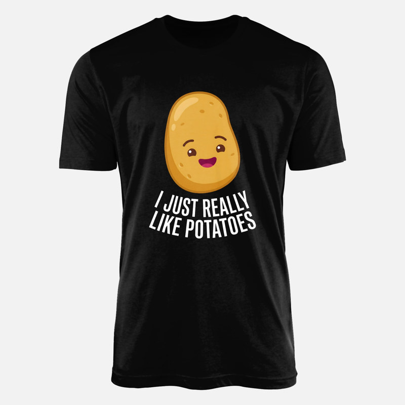 Camisetas: Me gustan mucho las patatas