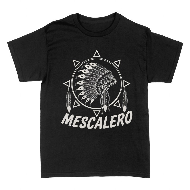 Camisetas: Tocado tribal apache mescalero