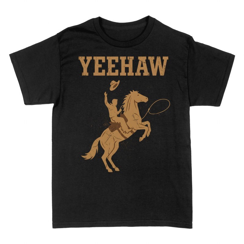 Camisetas: Vaquero a caballo yeehaw