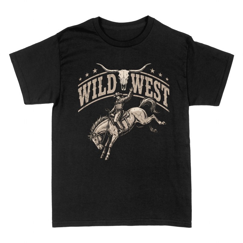 Camisetas: Vaquero de rodeo y salvaje oeste