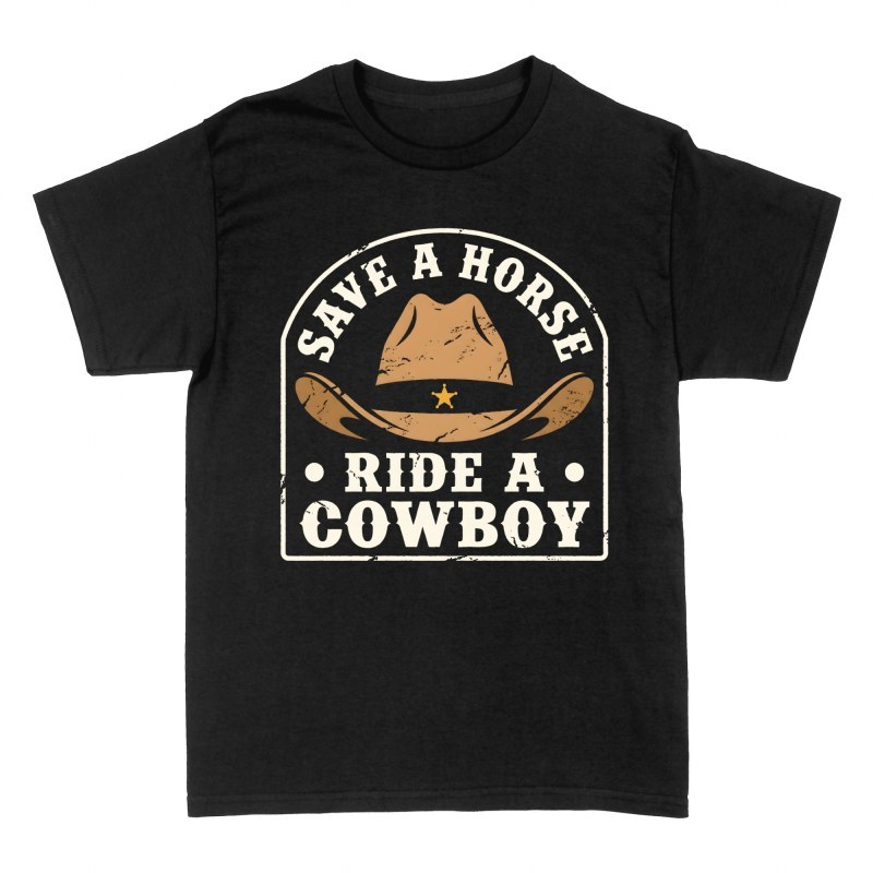 Camisetas: Sombrero vaquero Save a Horse