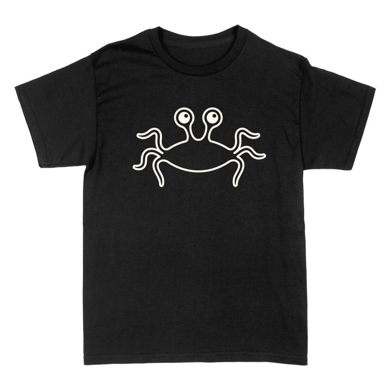 Camisetas: Monstruo del espagueti volador lineal