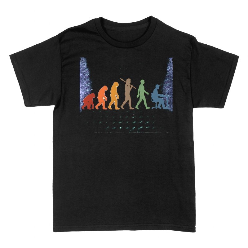 Camisetas: Evoluci&oacute;n humana inform&aacute;tica