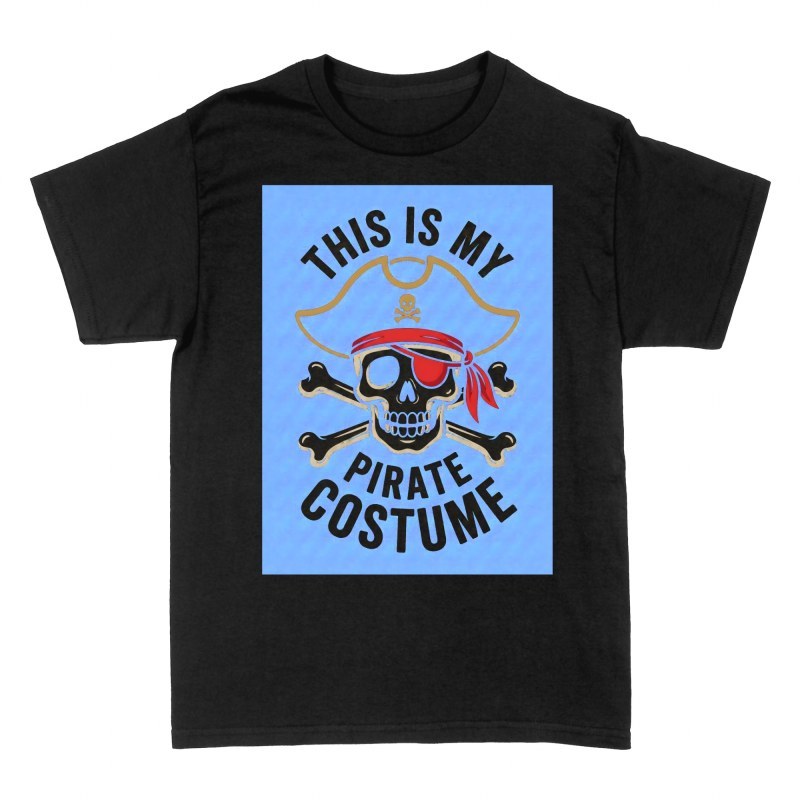 Camisetas: Mi disfraz de pirata f&aacute;cil calavera