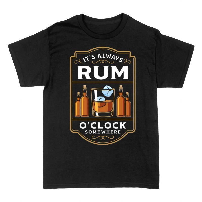 Camisetas: Siempre es la hora del ron