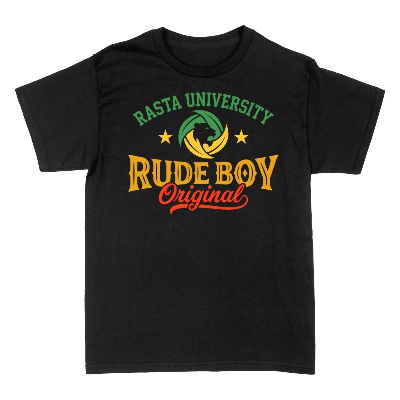 Camisetas: Universidad Rasta Rude Boy y Le&oacute;n