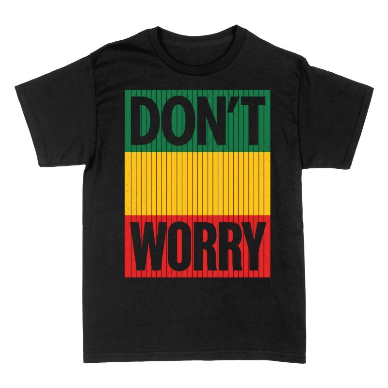 Camisetas: No te preocupes con franjas rastafari