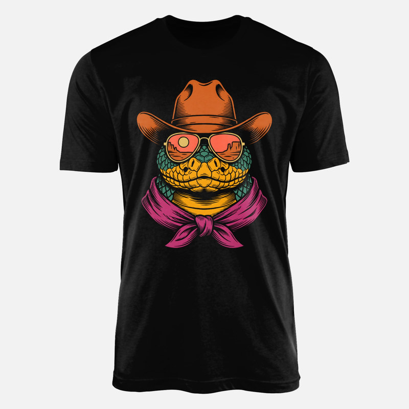Camisetas: Serpiente vaquera del desierto
