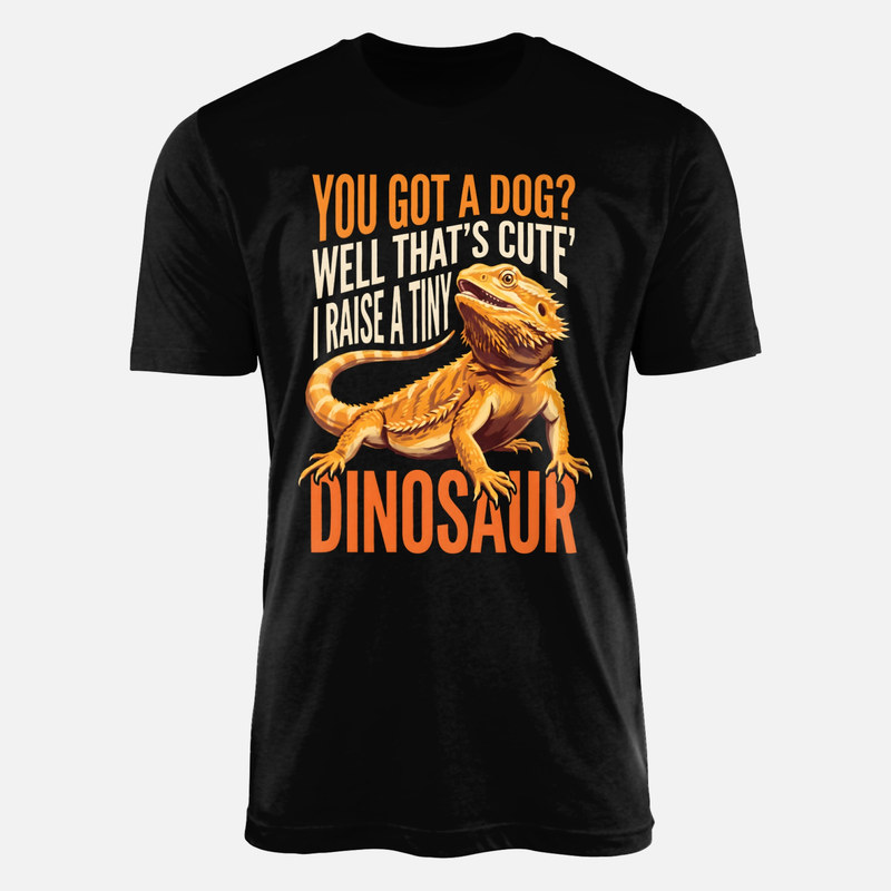 Camisetas: Drag&oacute;n barbudo peque&ntilde;o dinosaurio perro