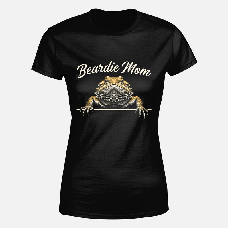Camisetas: Drag&oacute;n barbudo mam&aacute; de reptil