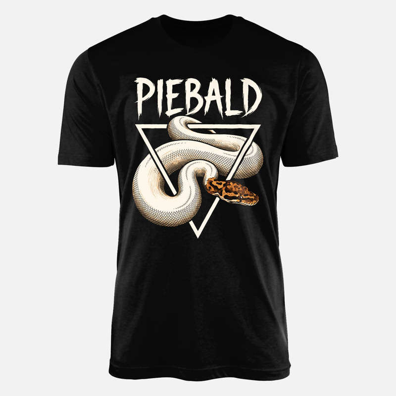 Camisetas: Pit&oacute;n bola piebald geom&eacute;trica