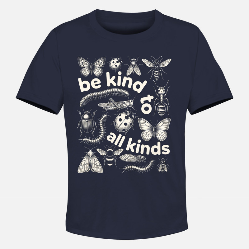 Camisetas: Insectos be kind to all kinds