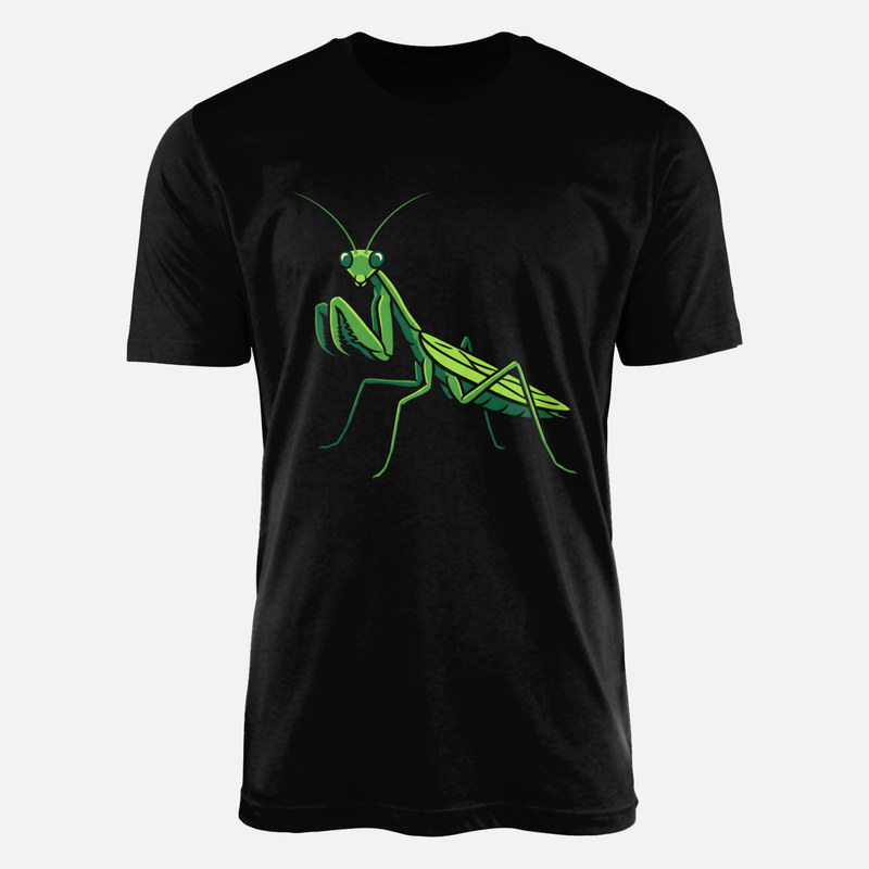 Camisetas: Mantis religiosa verde vectorial