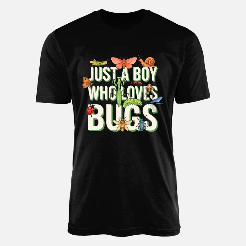 Camisetas: Chico amante de los insectos y mantis
