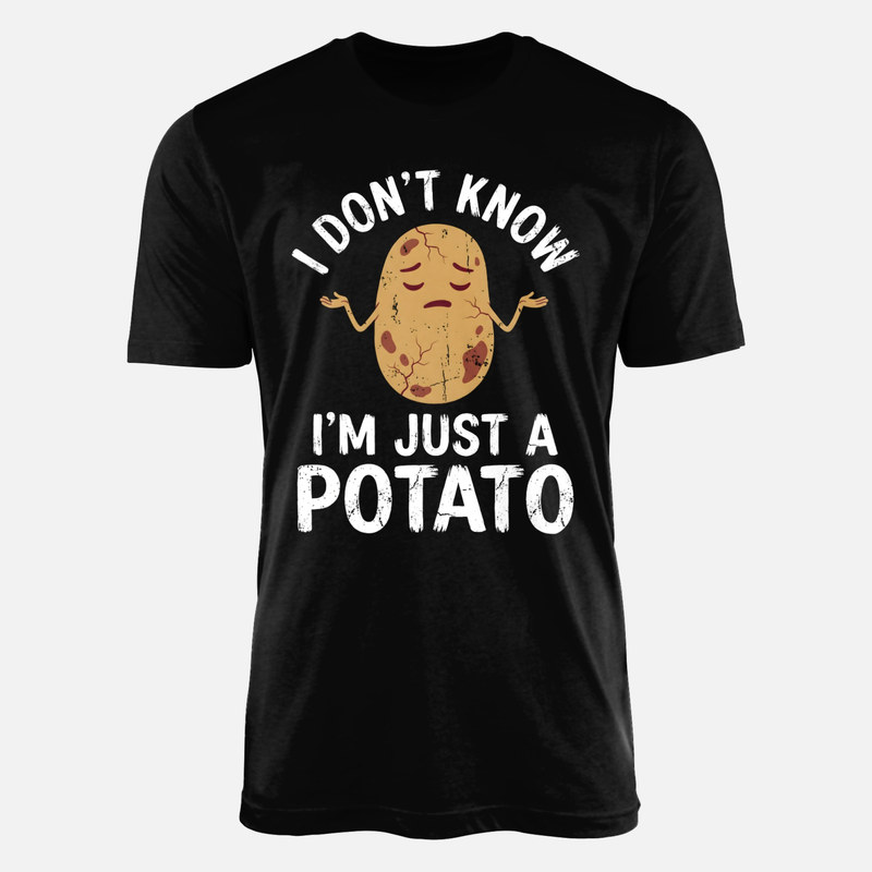 Camisetas: Patata confundida solo soy una patata