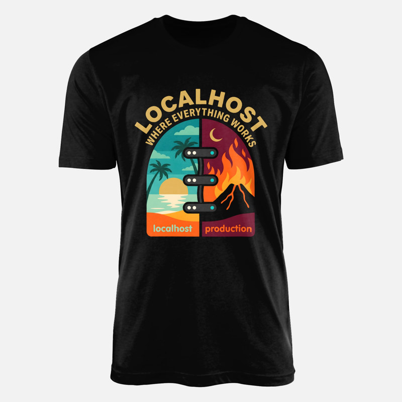 Camisetas: Localhost vs Producci&oacute;n Programador