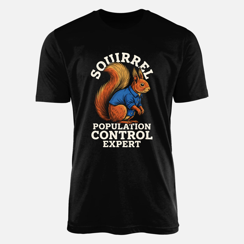 Camisetas: Ardilla experta en control de poblaci&oacute;n