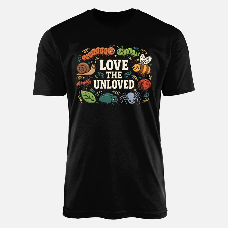 Camisetas: Insectos adorables love the unloved